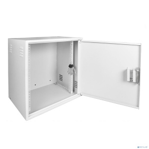 NTSS Шкаф настенный антивандальный распашной NTSS WAR 8U 550?400мм, 2 профиля 19, сварной, серый RAL 7035 NTSS-WAR8U5540