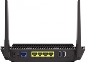 Роутер беспроводной Asus RT-AX56U AX1800 10/100/1000BASE-TX черный