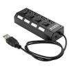Концентратор USB 2.0 Gembird UHB-U2P4-02 с подсветкой и выключателем, 4 порта, блистер (UHB-U2P4-02) Концентратор USB 2.0 Gembird UHB-U2P4-02 с подсветкой и выключателем, 4 порта, блистер (UHB-U2P4-02)