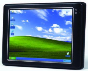 Безвентиляторный панельный компьютер PMX-090T-8A, с TFT-матрицей 8.9 с тачскрином, встроенной памятью DDR2 1ГБ, портами LAN, RS-232/422/485, 2 х USB,