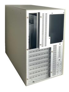 Корпус AX60810WM-RC-NP, ATX/ mirco-ATX, без PSU, 1 x 5.25” HDD, 2 x 3.5” HDD, 2 x USB, 0,+40°C