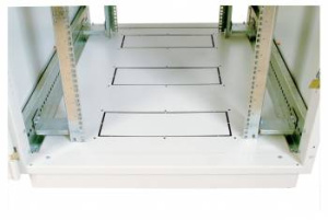 Шкаф коммутационный ЦМО (ШТК-М-42.8.8-1ААА) напольный 42U 800x800мм пер.дв.стекл задн.дв.стал.лист 2 бок.пан. направл.под закл.гайки 1010кг серый 655м