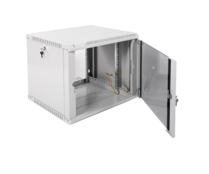 Шкаф ЦМО Шкаф телекоммуникационный настенный разборный ЭКОНОМ 9U (600х520) дверь стекло