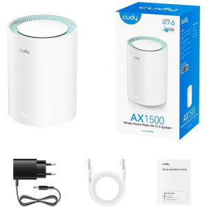 Маршрутизатор CUDY M1500(1-Pack) Gigabit Wi-Fi 6 Mesh Solution