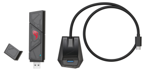 адаптер ASUS ROG USB-BE92// BE92 // 567 + 1201 Mbps USB 3.0 Adapter + 2 antenna