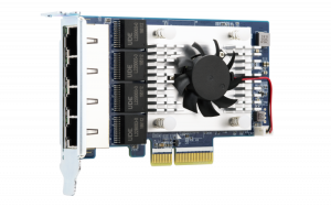 Сетевая карта QNAP Сетевая карта/ QXG-5G4T-111C Quad Port 5 GbE RJ-45 Network Card, PCIe Gen3 x4