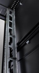 Шкаф серверный ЦМО ШТК-СП-48.8.12-44АА-9005 48U 800x1130мм пер.дв.перфор. 2 бок.пан. 1350кг черный