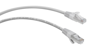 Cabeus PC-FTP-RJ45-Cat.6-2m-LSZH Патч-корд F/UTP, категория 6, 2xRJ45/8p8c, экранированный, серый, LSZH, 2м