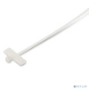 Hyperline GTK-200MC Стяжка нейлоновая неоткрывающаяся, безгалогенная (halogen free), 200x2.5мм, с площадкой для маркера, (100 шт)