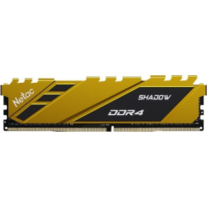 Модуль памяти Netac Shadow DDR4 3200Мгц 8Gb CL16 Yellow (NTSDD4P32SP-08Y)