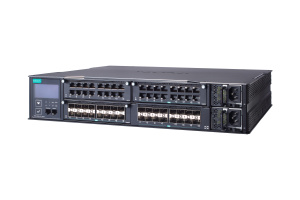 Модульный коммутатор L3 с 16 x 1G/2.5G/10GBaseSFP+, 3 слотами для интерфейсных модулей 1G/2.5G (суммарно до 48 портов), 2 слотами для модулей питания