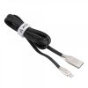 Кабели USB ACD USB кабель ACD-Infinity Lightning ; USB-A TPE, 1.2м, черный (ACD-U922-P5B)