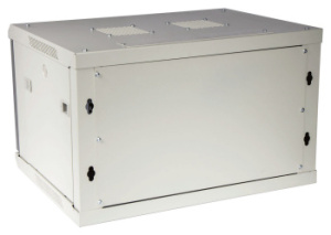 Шкаф коммутационный Lanmaster (TWT-CBWPM-12U-6X6-GY) настенный 12U 600x600мм пер.дв.металл 60кг серый 500мм 29кг 635мм IP20
