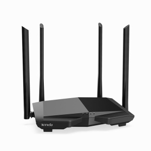 Маршрутизатор Tenda AC6 Двухдиапазонный WiFi роутер AC1200 до 300 Мбит/с на 2,4 ГГц + до 867 Мбит/с до 5 ГГц, LAN 3x100 Мбит/с, WAN 1x100 Мбит/с, 4*5d