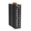 Коммутатор IoT 8 x PoE 10/100 BaseTX, питание 24 ~ 57 В пост., металлический корпус