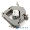 Hyperline FP-IE-DIN-KJ-1A-GY Крепление для Keystone Jack на DIN-рейку в распределительные щиты для промышленных решений, с 2-мя боковыми крышками, шир