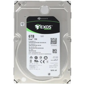 6TB Seagate Seagate 7200 Exos 7E8 (ST6000NM0115) {SATA 6Gb/s, 7200 rpm, 256mb buffer, 3.5"}