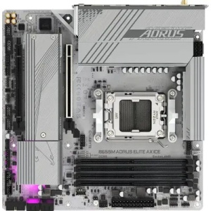 Gigabyte B650M A/AORUS ELITE AX ICE {SocketAM5, AMD B650, mATX, Ret}