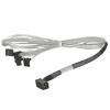 Кабель DiliVing DL36-3395, Internal SFF8643-to-4*SATA+SB (HDmSAS (угловой) -to- 4*SATA(угловой)+SideBand) 100cm (аналог 2279900-R)
