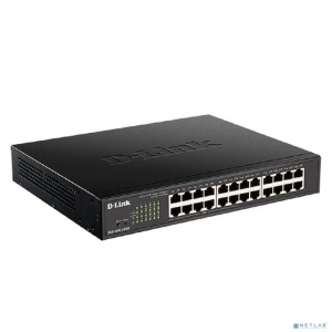 D-Link DGS-1100-24PV2/A3A Настраиваемый L2 коммутатор c 24 портами 10/100/1000Base-T (12 портов РоЕ 802.3af/at, PoE-бюджет 100 Вт)