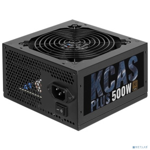Aerocool 500W RTL KCAS-500 PLUS { 80+ bronze (24+4+4pin) APFC 120mm fan 7xSATA RTL} (Замена 11083235)