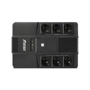 Источник бесперебойного питания Powerman BRICK 800 Shuko line-interactive 480W/800VA (945321)