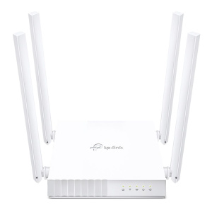 Маршрутизатор TP-LINK Archer C24 AC750 Двухдиапазонный Wi-Fi роутер, до 433 Мбит/с на 5 ГГц + до 300 Мбит/с на 2,4 ГГц, поддержка 802.11ac/a/b/g/n, 1
