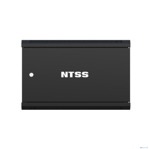 NTSS Шкаф настенный телекоммуникационный NTSS W 9U 600х450х500мм, 2 профиля 19, дверь сплошная металл, боковые стенки съемные, разобранный, черный RAL
