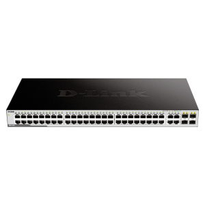Коммутатор D-Link SMB D-Link DGS-1052/A2A Неуправляемый с 48 портами 10/100/1000Base-T и 4 комбо-портами 100/1000Base-T/SFP