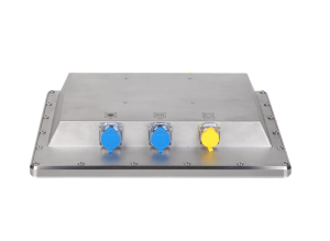 Промышленный монитор Nodka WP1501P-R-Akit, дисплей 15" (XGA), корпус из нержавеющей стали (SUS 304), пылевлагозащита IP69K. Резистивный сенсорный экра