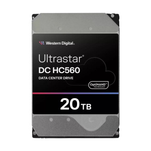 Жесткий диск серверный Western Digital 3.5" 20TB WD Ultrastar DC HC560 WUH722020BLE6L4 SATA 6Gb/s, 512 Mb, 7200 rpm 0F38785