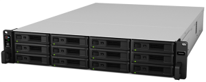 Система хранения данных Synology Rack 2U/12bay DualCont Array (QC2,4GhzCPU/8Gbupto64/2x1GbE+1x10GbERJ45(+1xExpSlot) per contr)NoHDD(upto12 2,5"/3,5"SA