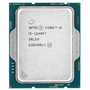 Центральный Процессор Intel Core i5-12400T OEM (Alder Lake, Intel 7, C6(0EC/6PC)/T12, Performance Base 1,80GHz(PC), Turbo 4,20GHz, Max Turbo 4,20GHz,