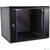 ЦМО Шкаф телекоммуникационный настенный разборный 18U (600 x 650) дверь стекло, цвет черный (ШРН-Э-18.650-9005) (1коробка)