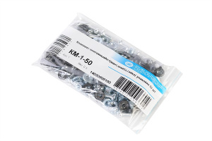 Комплект монтажный ЦМО Комплект монтажный № 1 (винт, шайба, гайка), упаковка 50 шт.