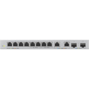 Коммутатор ZYXEL Коммутатор/ Switch XGS1010-12, 8xGE, 2x1/2.5GE, 2xSFP+, desktop, silent