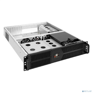 Exegate EX298448RUS Серверный корпус ExeGate Pro 2U550-04 <RM 19", высота 2U, глубина 550, БП 1000ADS, 2*USB>