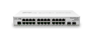 Коммутатор/ CRS326-24G-2S+IN Cloud Router Switch 24 Gigabit ports, 2 SFP+ cages and a desktop case – server room power for your home Коммутатор/ CRS326-24G-2S+IN Cloud Router Switch 24 Gigabit ports, 2 SFP+ cages and a desktop case – server room power for your home