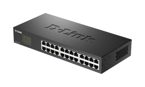 Коммутатор D-Link Неуправляемый коммутатор, 24x100Base-TX, корпус металл