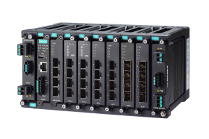 Модульный управляемый коммутатор 2 уровня с 4 портами Gigabit Ethernet, 6 слотами для установки 4-портовых модулей GE/FE (до 24 портов) и 2 слотами дл