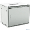 Rexant (04-1866-121) Настенный телекоммуникационный шкаф 19" 18U 600?600мм, дверь металл, с задней стенкой, разборный, серый (RAL 7035)
