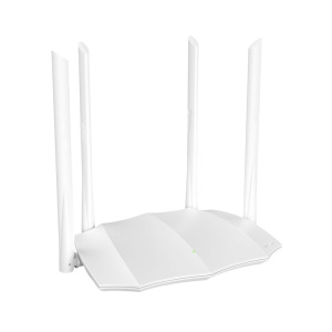 Маршрутизатор Tenda AC5 V3.0 Двухдиапазонный WiFi роутер AC1200 до 300 Мбит/с на 2,4 ГГц + до 867 Мбит/с до 5 ГГц, LAN 3x100 Мбит/с, 4*5dBi антенны