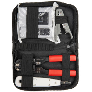 Инструмент обжимной Hyperline WRline WR-CK210C Набор инструментов для работы с витой парой