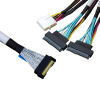 Кабель Amphenol RMC74-2464 Cable MCIO x8 74P (прямой Straight Type) -TO- 2* U.2 (SFF-8639) , L:80cm (CMC239)