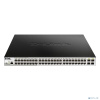 D-Link DGS-1210-52MP/ME/B2A PROJ Управляемый L2 коммутатор с 48 портами 10/100/1000Base-T и 4 портами 1000Base-X SFP (порты 1-8 PoE 802.3af/at, порты