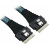 Кабель JPC P5003DR00800-2 Cable Slimline SASx8 74P (SFF8654, угловой RightAngle) -TO- Slimline SASx8 74P (SFF8654, прямой Straight Type), (FOR PCIe