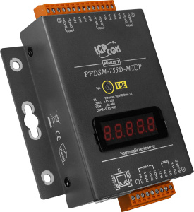 5-портовый программируемый преобразователь Modbus RTU/ASCII в Modbus TCP с возможностью питания PoE, с индикацией