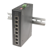Промышленный PoE коммутатор OSNOVO SW-80800-IR Промышленный PoE коммутатор Gigabit Ethernet на 8 портов. Порты: 1 x GE (10/100/1000Base-T) с PoE BT (д