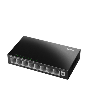 Коммутатор CUDY Коммутатор/ 8-Port 10/100 Mbps Desktop Switch, 8 10/100M RJ45 Ports, Loop Detection, Metal Case, Power Saving, Plug & Play