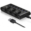 HUB GR-487UB Ginzzu USB 2.0 7 port HUB GR-487UB Ginzzu USB 2.0 7 port